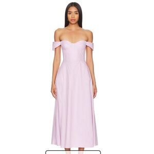 NEW Bardot x REVOLVE Magdelena Midi Dress in Lilac